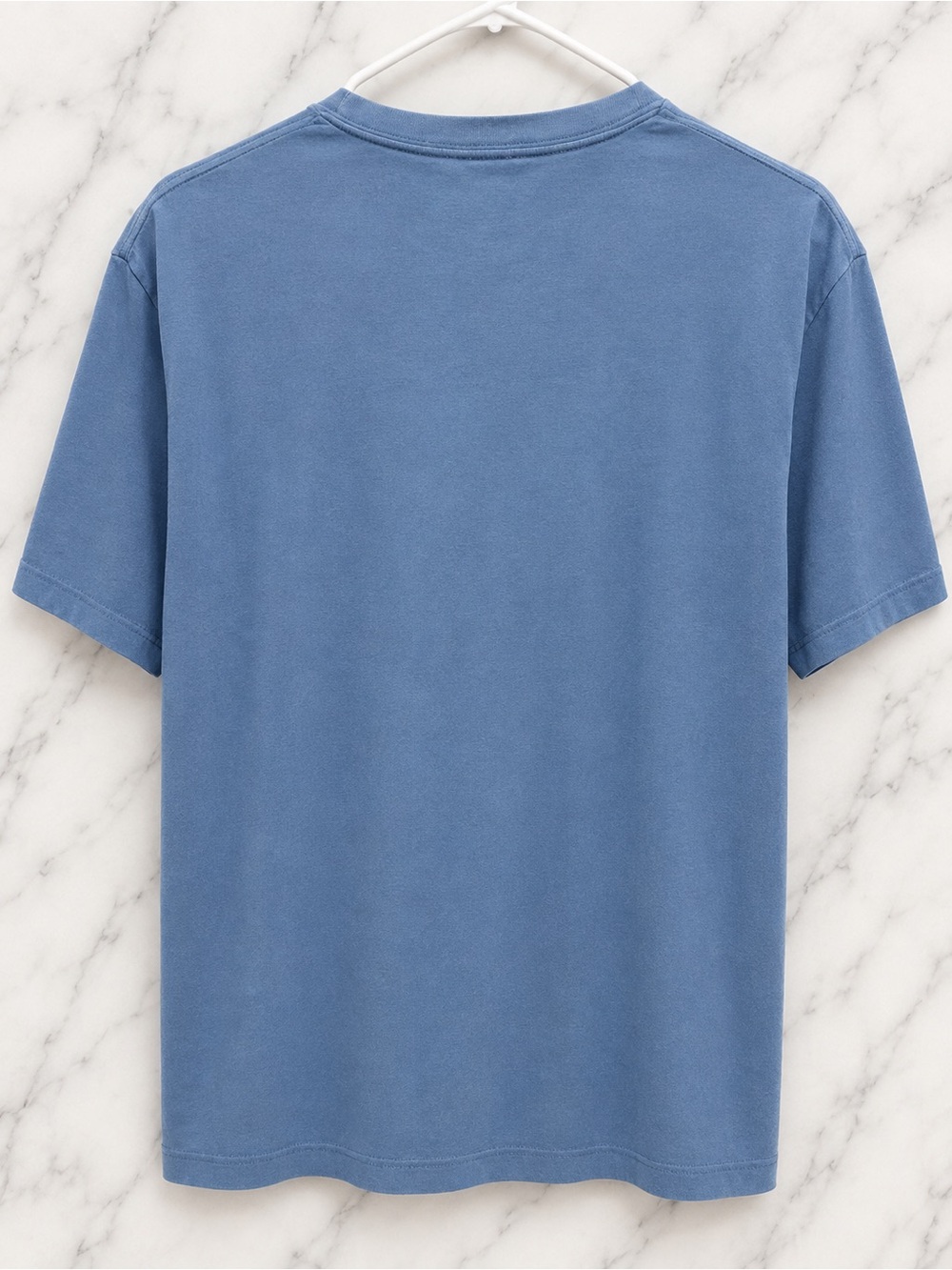 American Eagle Super Soft Distressed Graphic Tee Slate Blue | Size M - Picture 3 of 4